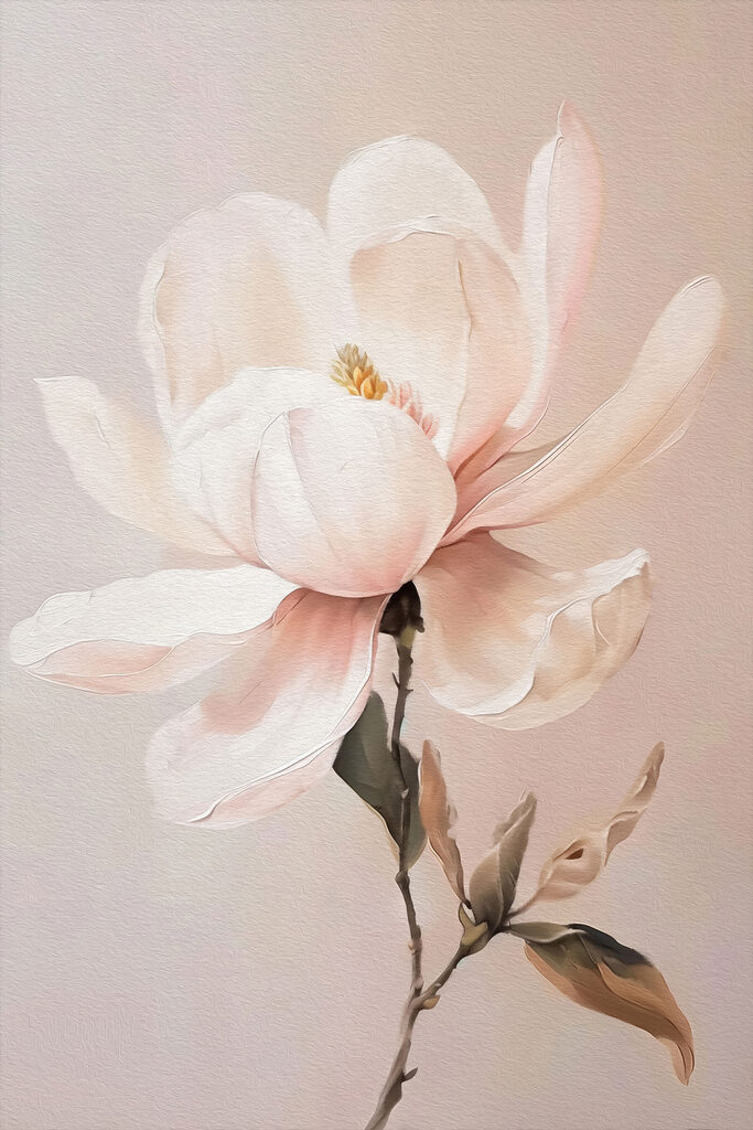 Painting of a flower Painting of a flower
