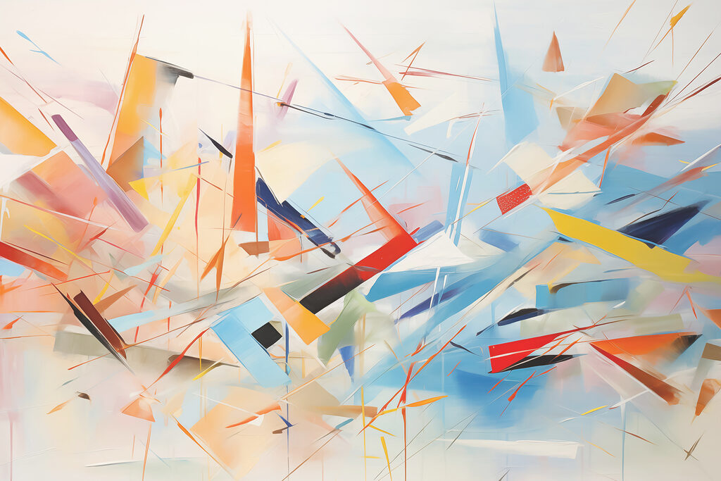Colorful art piece Colorful art piece