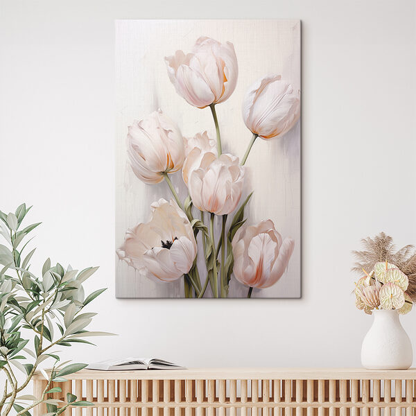Cuadros Cuadro de tulipanes blancos (SKU: s39821) Cuadros Cuadros Cuadro de tulipanes blancos (SKU: s39821)