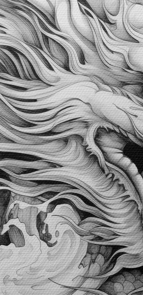 Dragon with a dragon head Dragon with a dragon head
