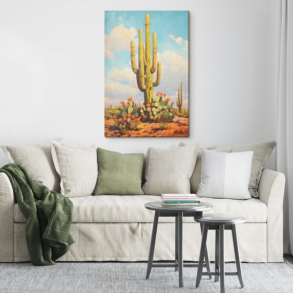 Painting of a cactus Painting of a cactus