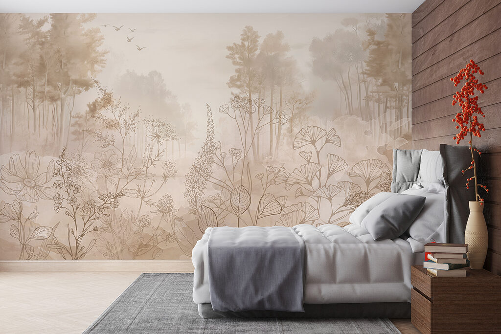 Paisaje brumoso con árboles y plantas w08142pib67r 1024x683 - Paisaje brumoso con árboles y plantas