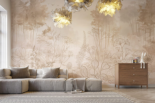 Paisaje brumoso con árboles y plantas w08142pig16mr 600x400 - Paisaje brumoso con árboles y plantas