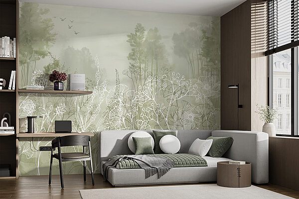 Dibujo de plantas y árboles Dibujo de plantas y árboles