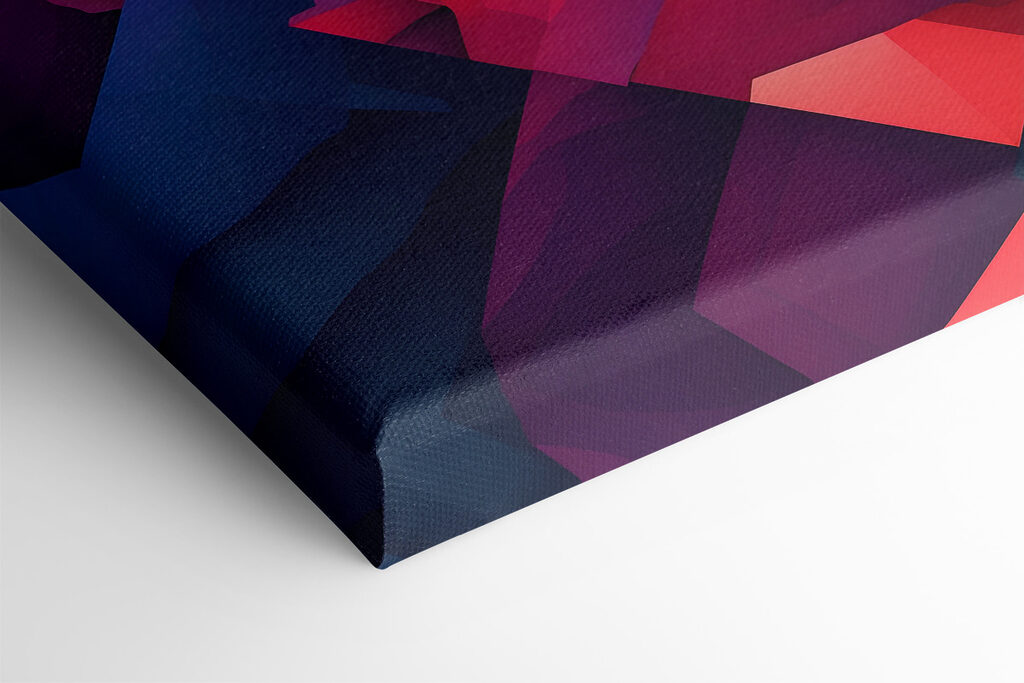 Colorful background with many triangles