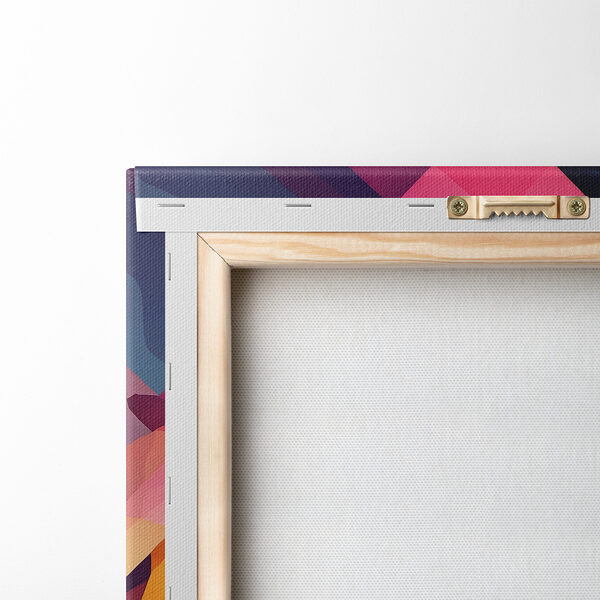 Colorful background with many triangles