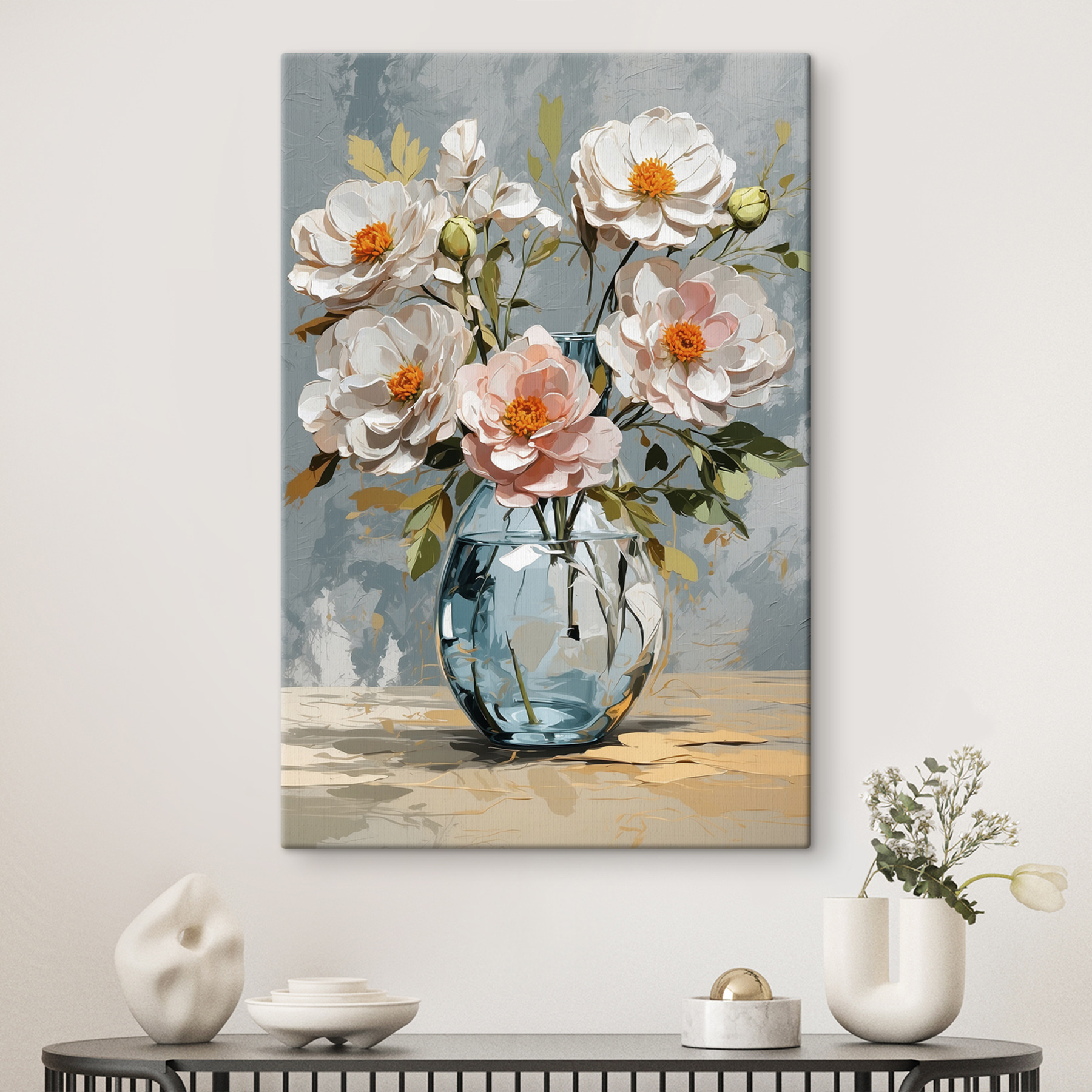 Vase with flowers in it