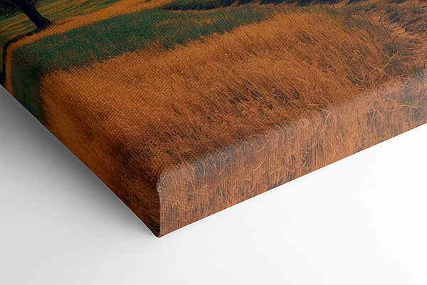 Landscape with trees and hills Landscape with trees and hills