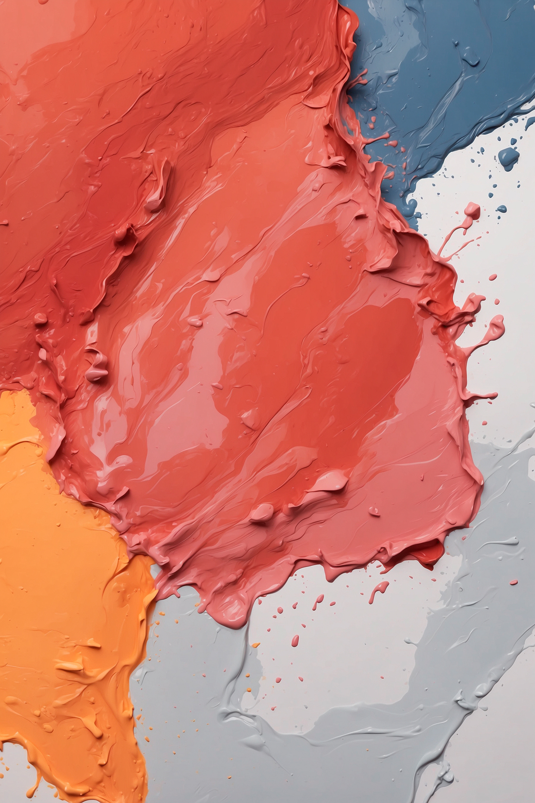 Close up of a paint splatter Close up of a paint splatter