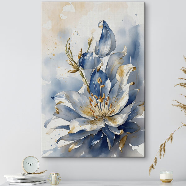 Watercolor of a flower Watercolor of a flower