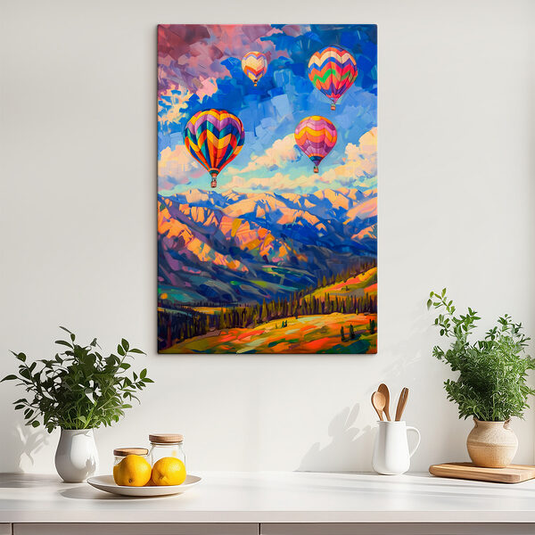 Group of hot air balloons in the sky Group of hot air balloons in the sky
