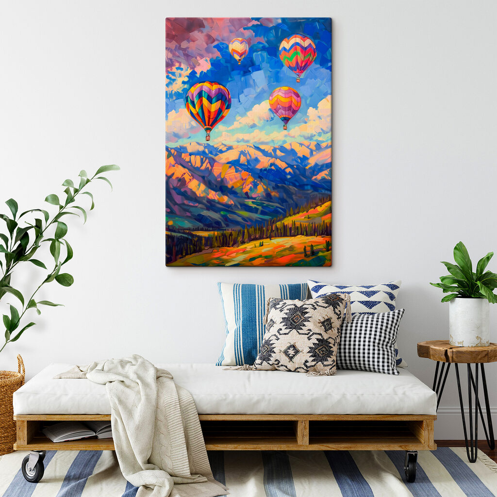 Group of hot air balloons in the sky Group of hot air balloons in the sky