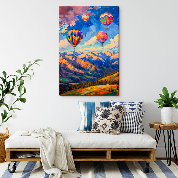 Group of hot air balloons in the sky Group of hot air balloons in the sky