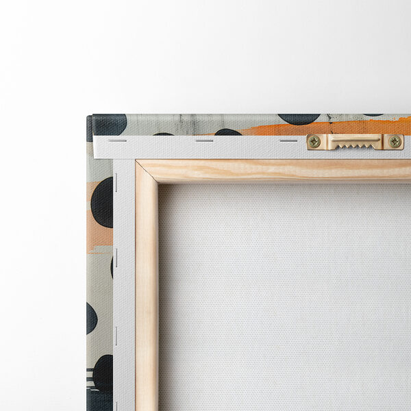 Black and orange paint on a white surface Black and orange paint on a white surface