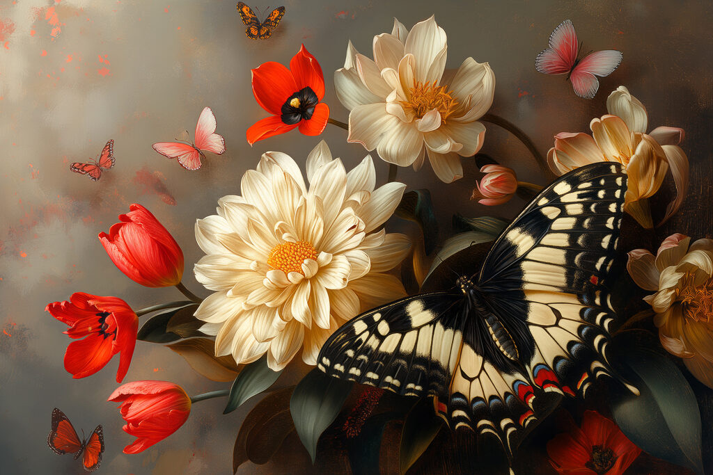 Butterfly on a flower Butterfly on a flower