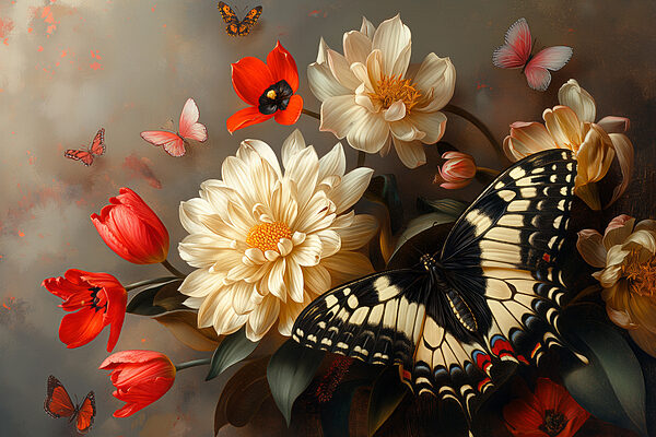 Butterfly on a flower Butterfly on a flower