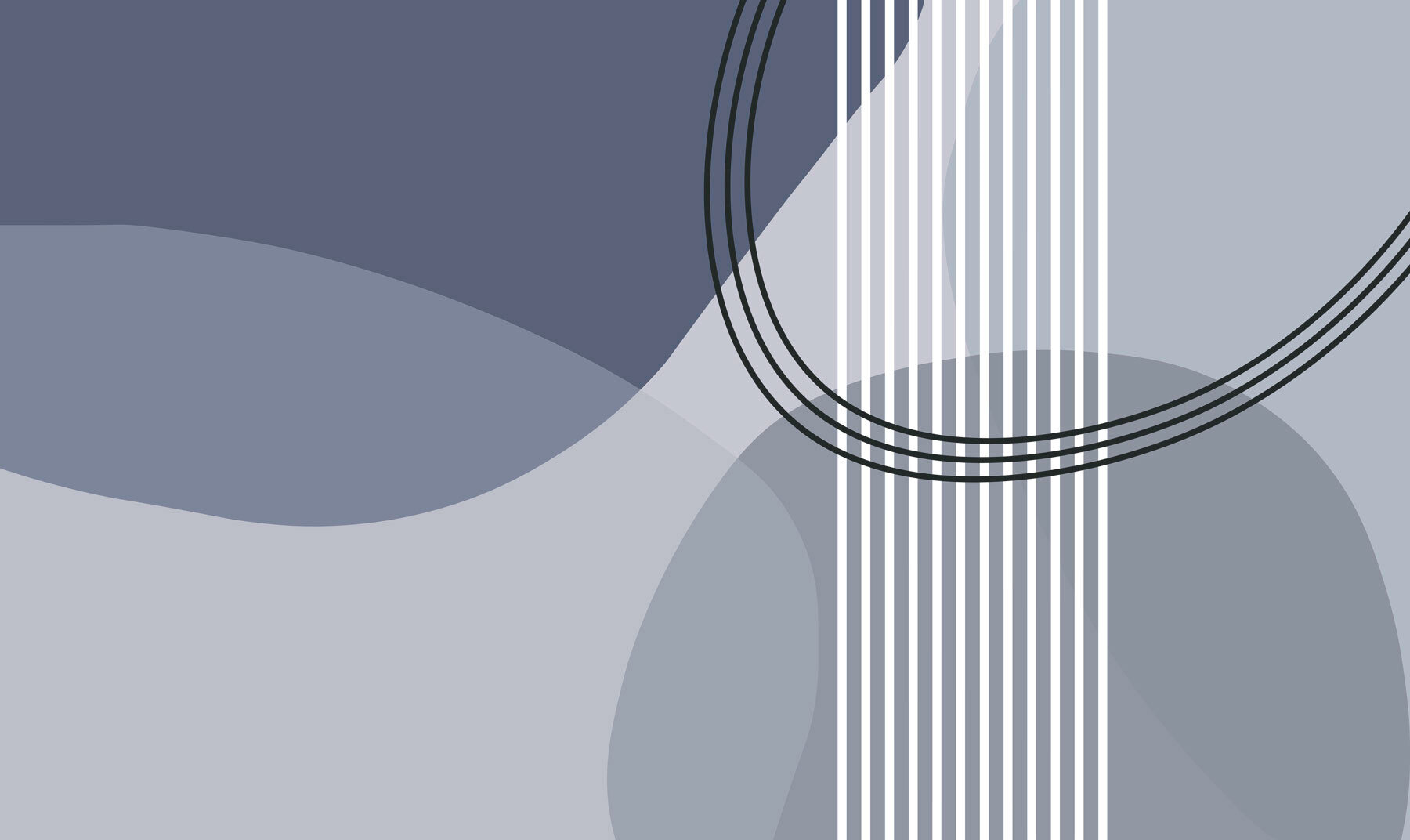 Grey and white background with black circles and lines