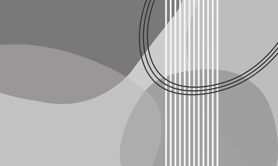 Fondo gris y blanco con círculos y líneas