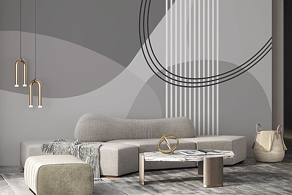 Fondo gris y blanco con círculos y líneas Fondo gris y blanco con círculos y líneas