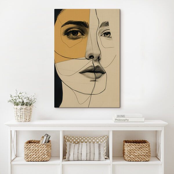 Cuadros Dibujo del rostro de una mujer (SKU: s39963) Cuadros Cuadros Dibujo del rostro de una mujer (SKU: s39963)