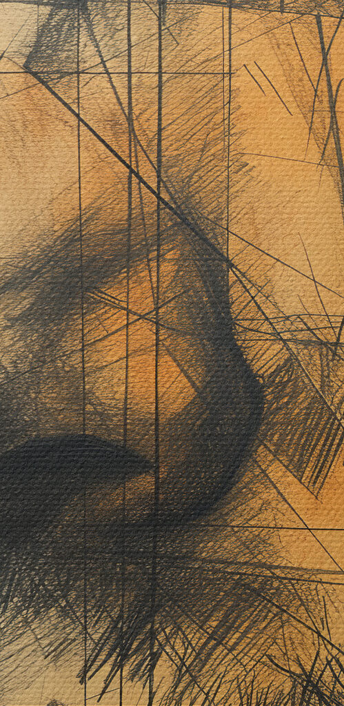 Drawing of a man's face Drawing of a man's face