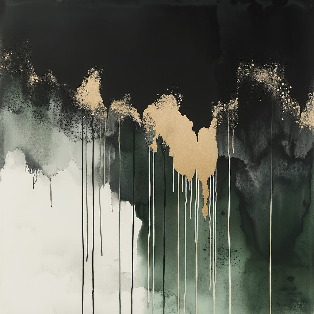 Drips and splashes in abstract harmony Drips and splashes in abstract harmony