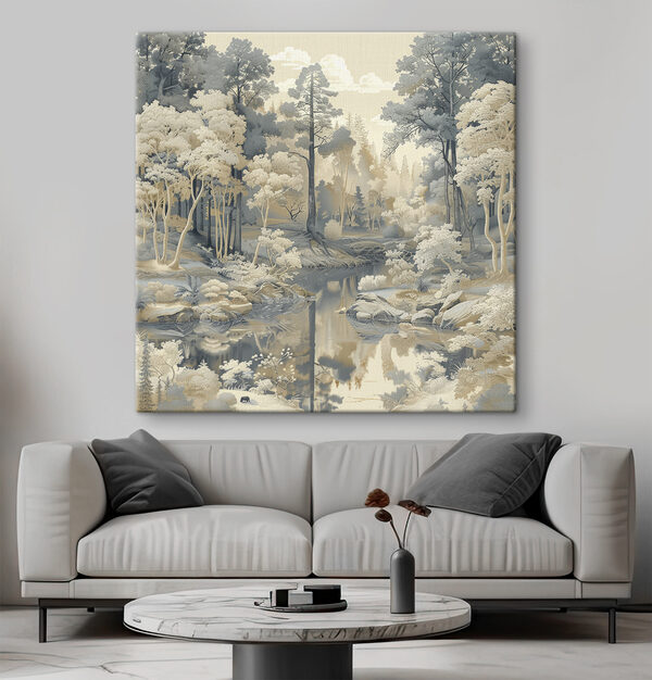 Cuadros Un río que atraviesa un bosque (SKU: s39974) Cuadros Cuadros Un río que atraviesa un bosque (SKU: s39974)