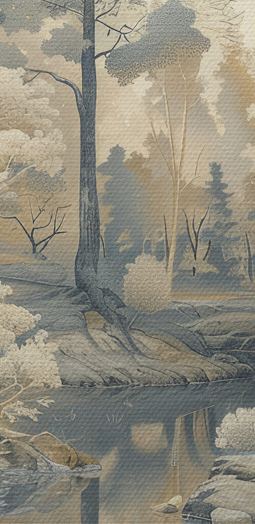 River running through a forest