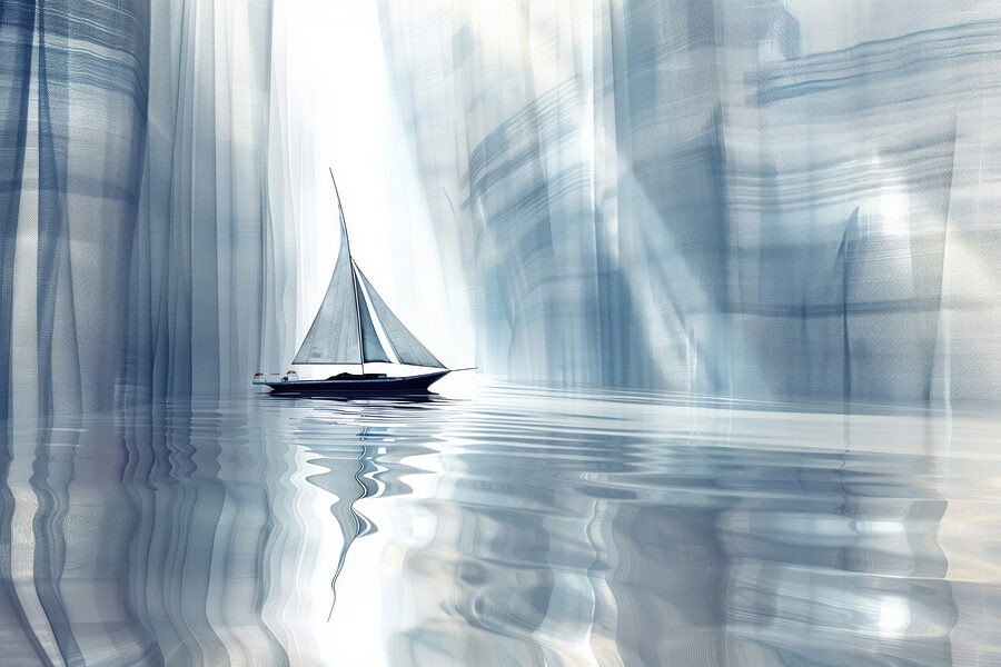 Velero en el agua