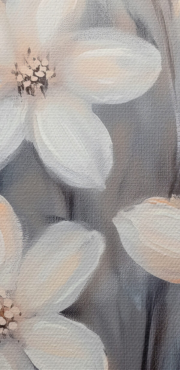 Painting of white flowers