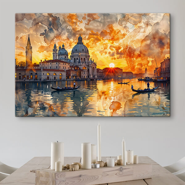 Cuadros Agua con un edificio y un barco (SKU: s40027) Cuadros Cuadros Agua con un edificio y un barco (SKU: s40027)