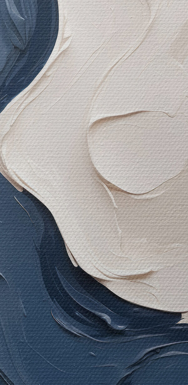 Blue and white paint Blue and white paint