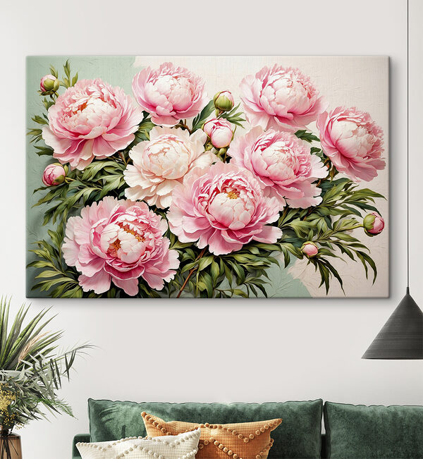 Cuadros Ramo de flores rosas