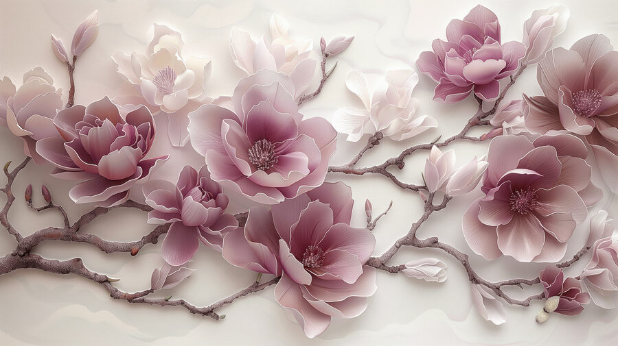 Fotomurales Primer plano de flores - Imagen 6