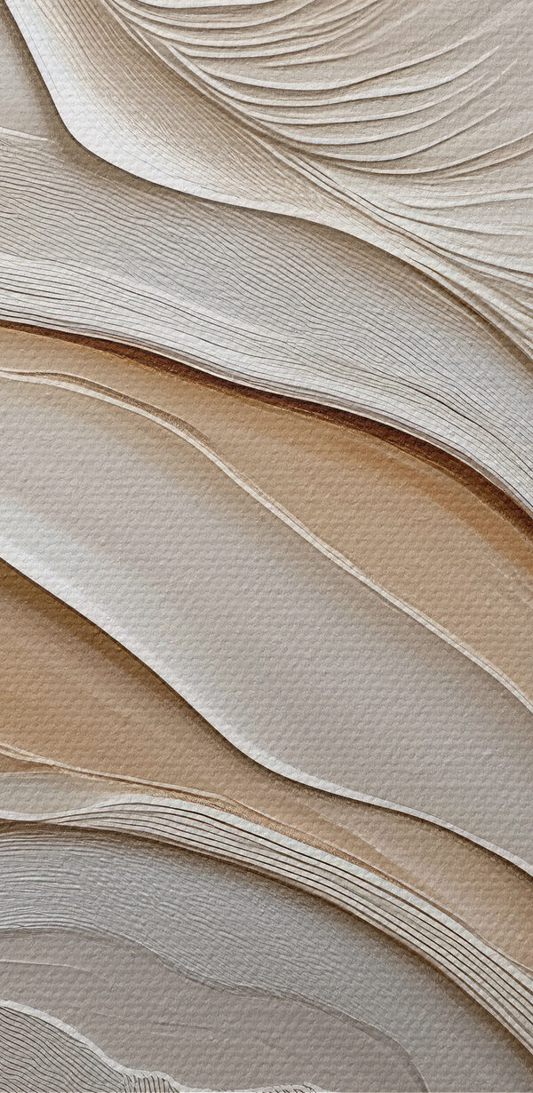 White and brown wavy lines White and brown wavy lines