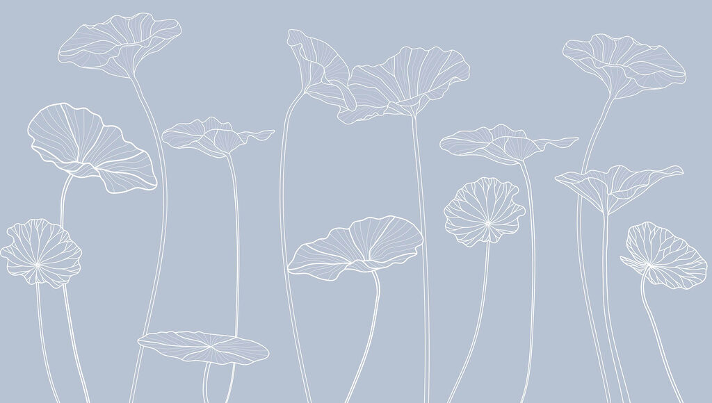 Dibujo lineal de flores Dibujo lineal de flores