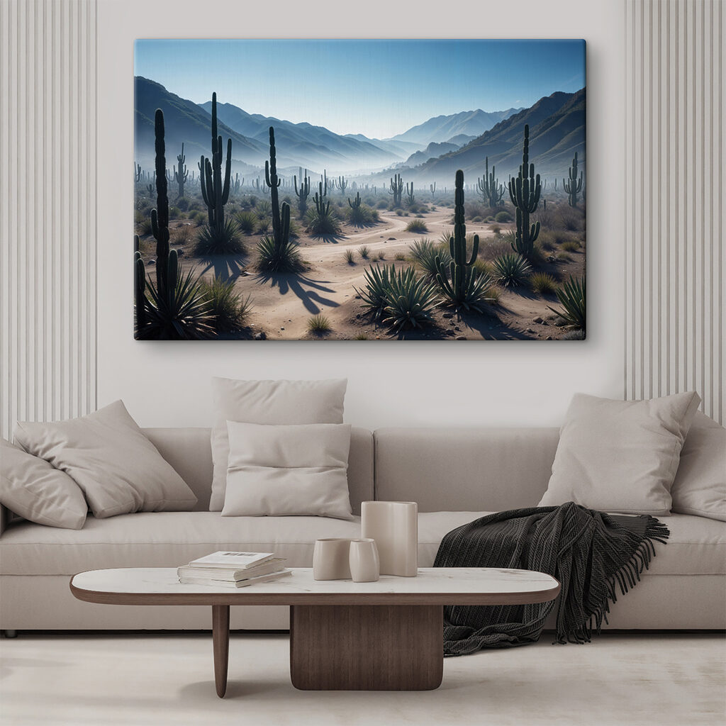 Cactus in a desert