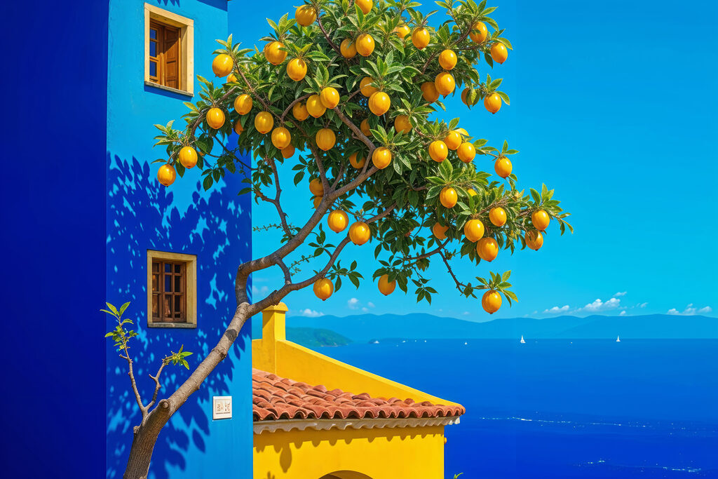 Tree with fruit on it Tree with fruit on it