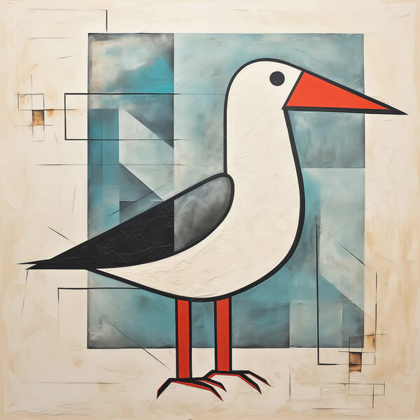 Painting of a bird Painting of a bird