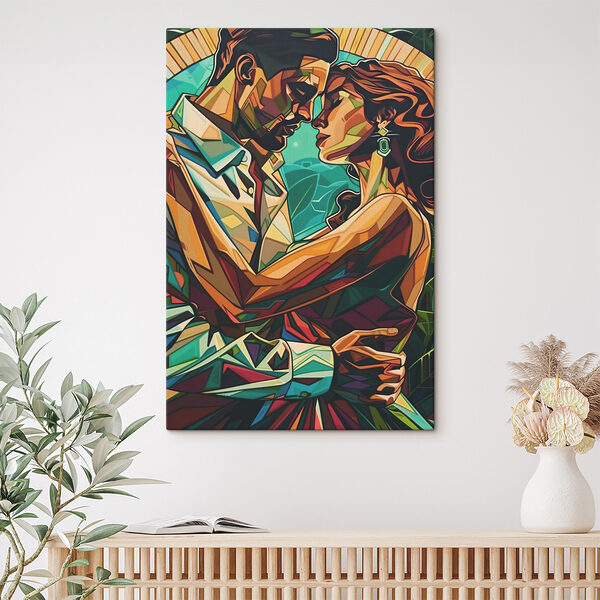 Man and woman kissing Man and woman kissing