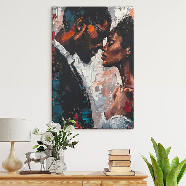 Painting of a man and woman Painting of a man and woman
