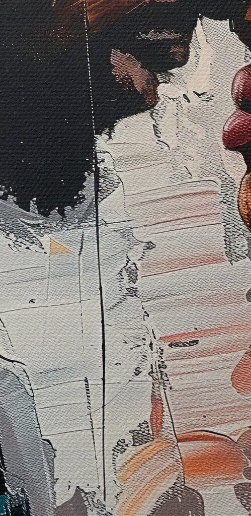 Painting of a man and woman Painting of a man and woman