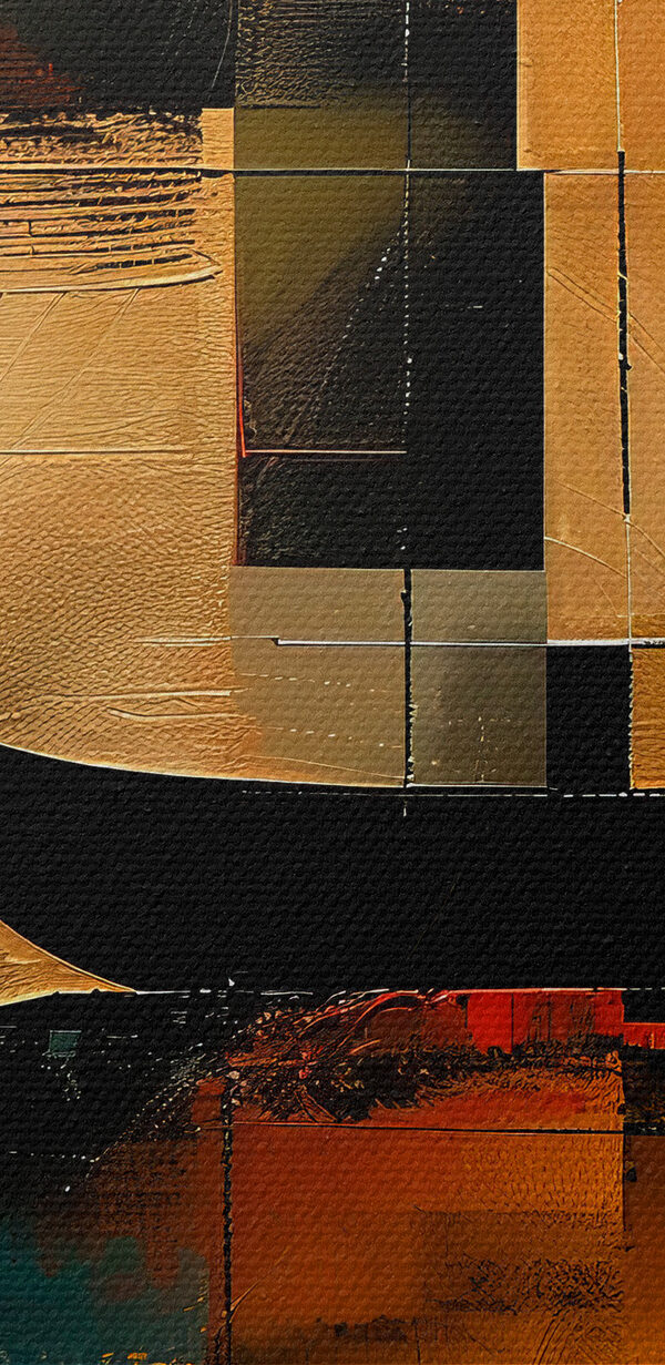 Painting of a boat in different colors Painting of a boat in different colors