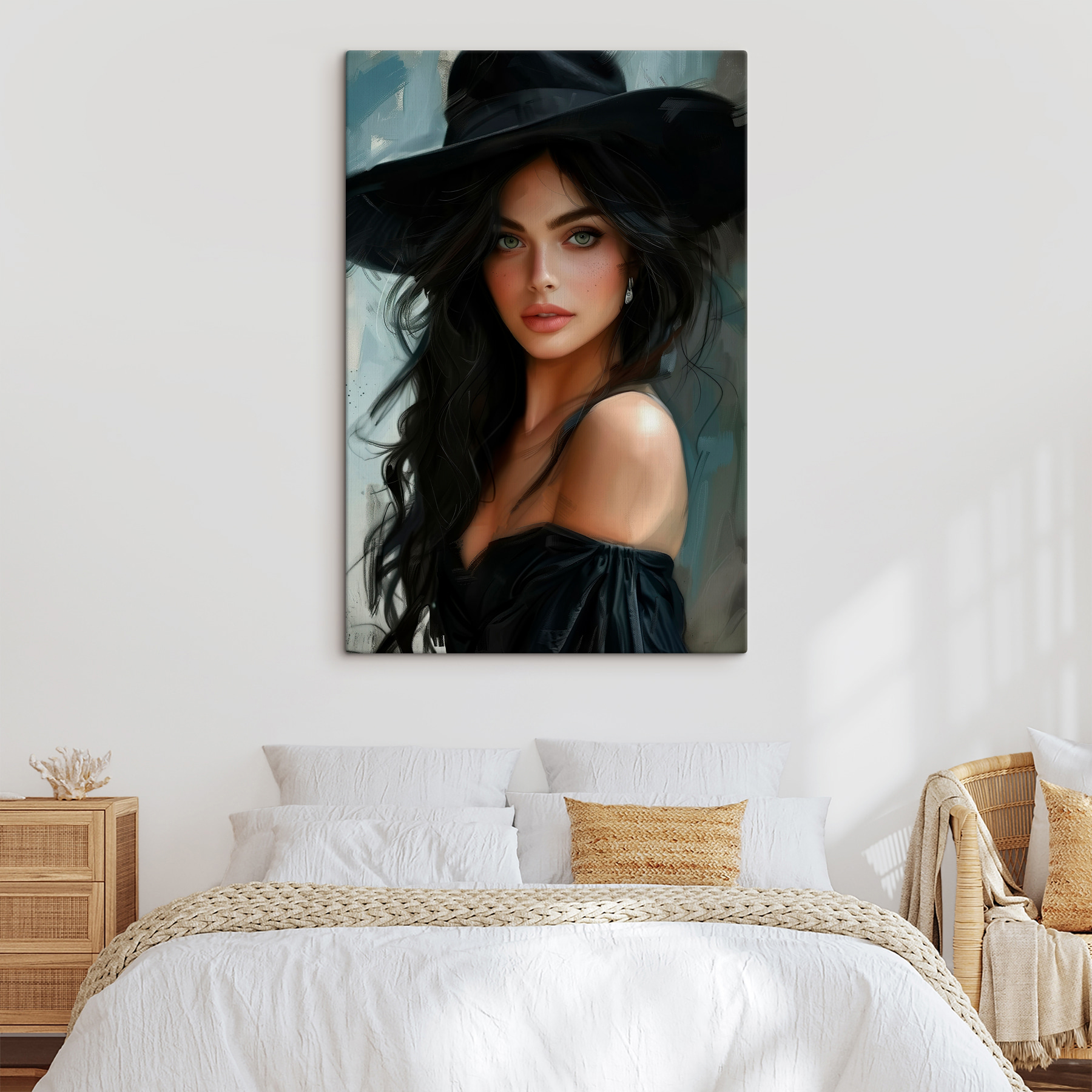 Woman wearing a hat Woman wearing a hat