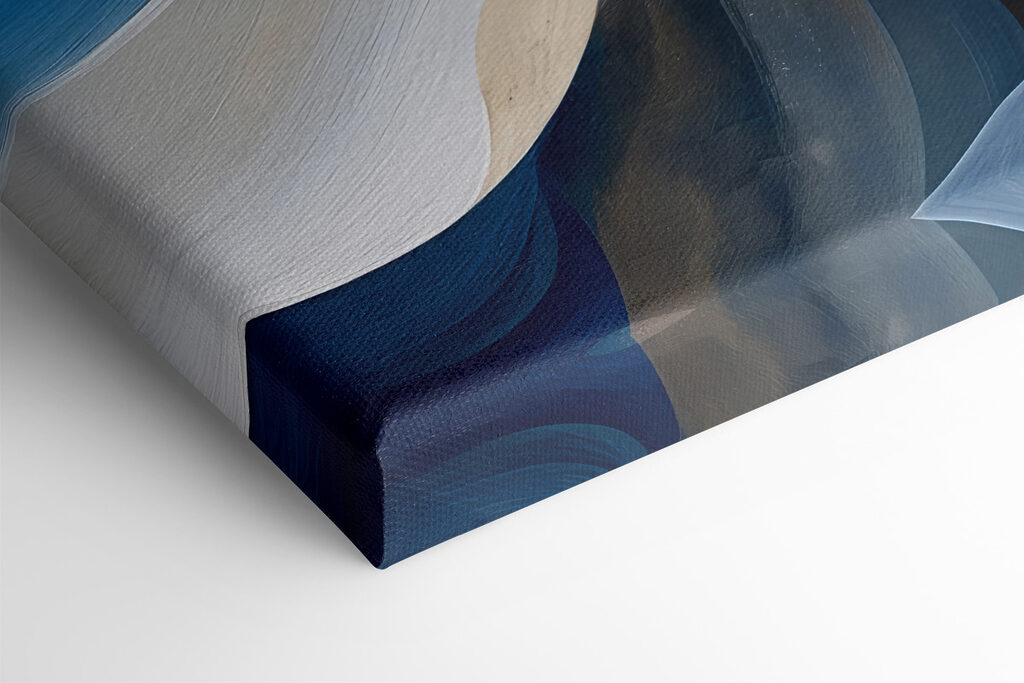 Blue and white wavy lines Blue and white wavy lines