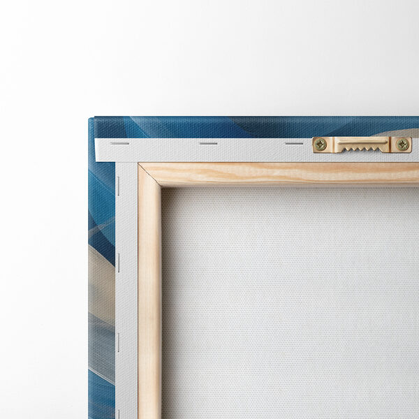 Blue and white wavy lines Blue and white wavy lines