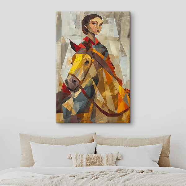 Cuadros Cuadro de una mujer a caballo (SKU: s40253) Cuadros Cuadros Cuadro de una mujer a caballo (SKU: s40253)