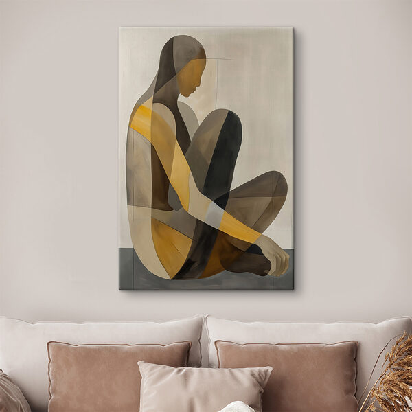 Cuadros Cuadros Cuadro de una mujer sentada (SKU: s40258)