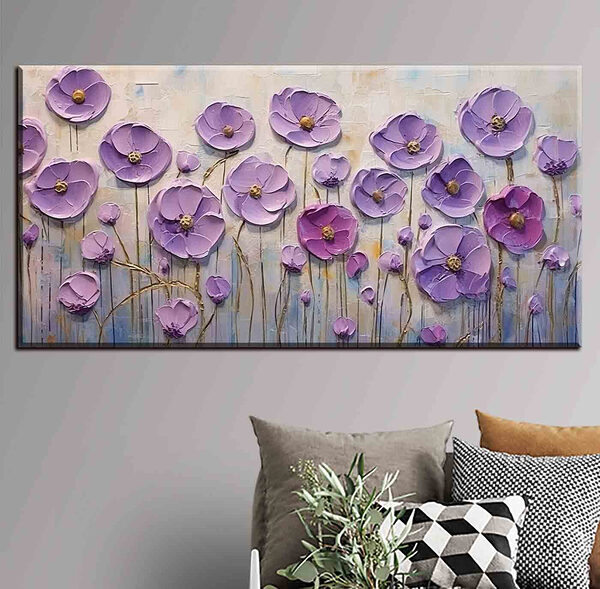 Cuadros Cuadro de flores moradas (SKU: s34856) Cuadros Cuadros Cuadro de flores moradas (SKU: s34856)