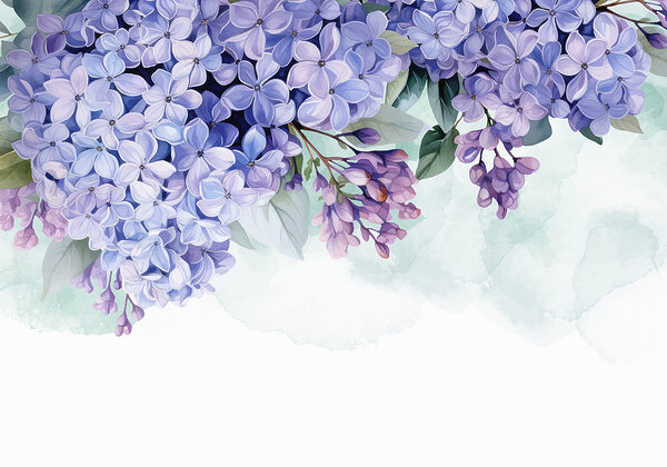 Manojo de flores moradas Manojo de flores moradas